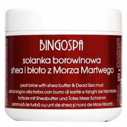 BingoSpa solanka borowinowa z masłem Shea i błotem z morza Martwego 600g